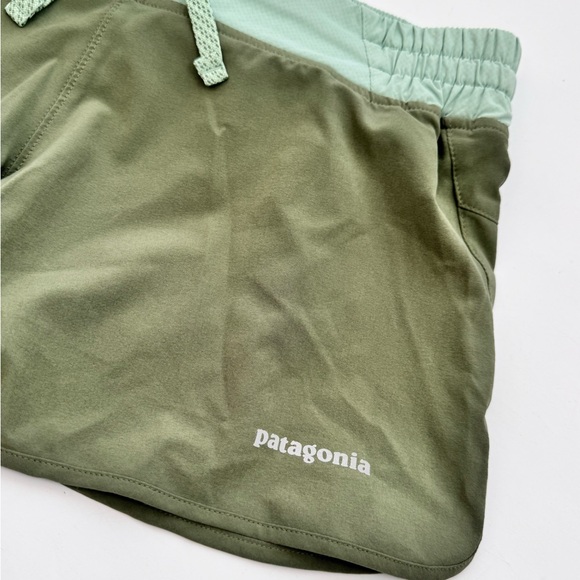 Patagonia Nine Trails Shorts 4" Inseam Green Women's Small - Picture 2 of 10